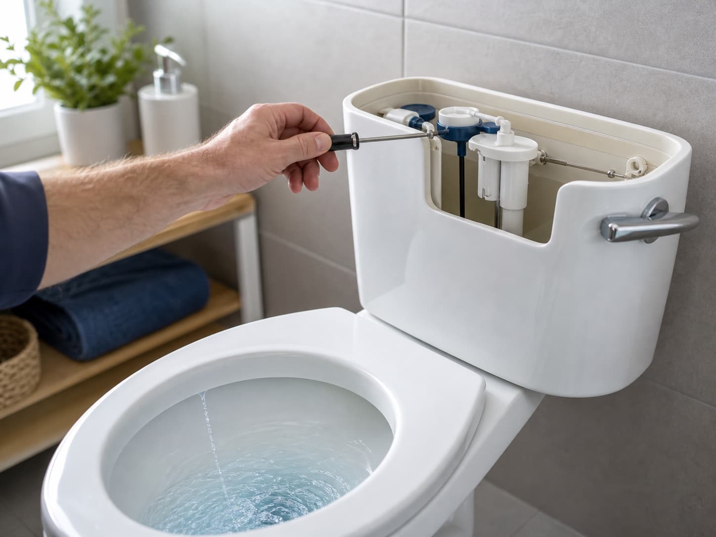 Chasse d'eau qui fuit : la panne discrète qui coûte jusqu'à 220 € par an