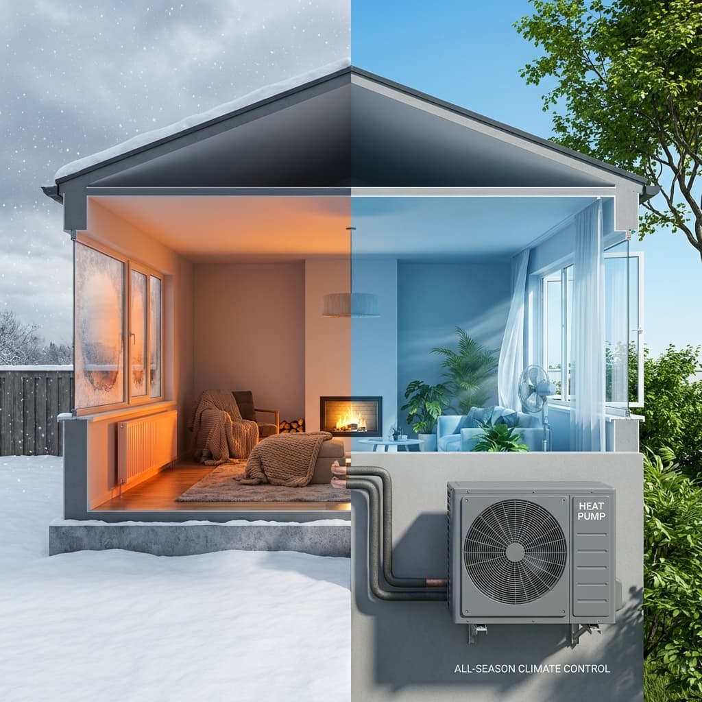 Pompe à Chaleur Réversible : Se chauffer l'hiver, se rafraîchir l'été