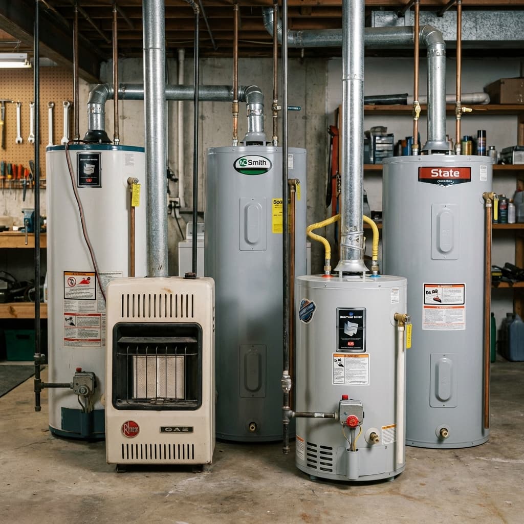 Les différents types de chauffe-eau et leurs différences : Le Guide Complet 2025