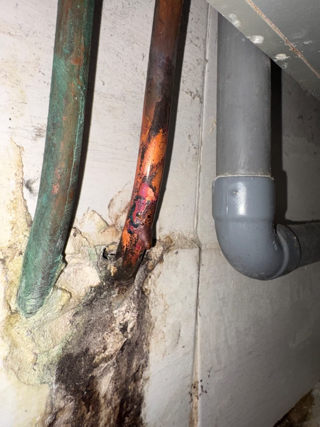 Réparation d'une canalisation percée et remplacement d'un robinet à Maisons-Laffitte - photo 1